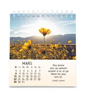 CALENDRIER CED AU COEUR DU JOUR