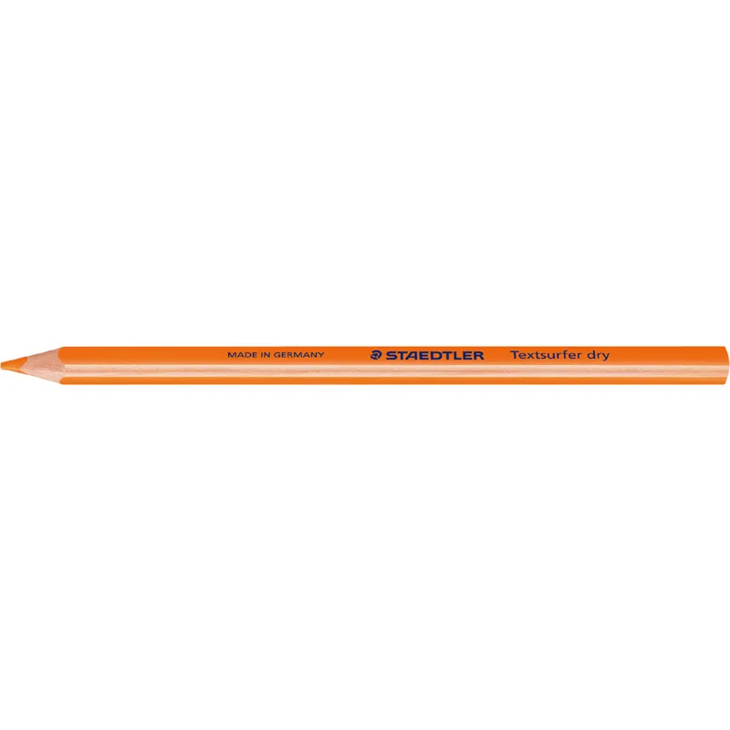 CRAYON SURLIGNEUR A CIRE ORANGE - POUR BIBLE