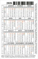 CALENDRIER EPT CARTE CALENDRIER COEUR