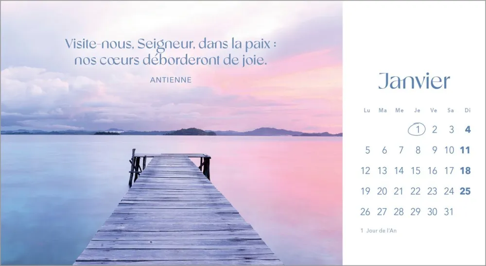 CALENDRIER CED SOUFFLE DE VIE