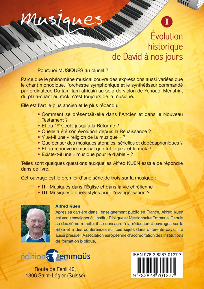 MUSIQUES I - EVOLUTION HISTORIQUE DE DAVID À NOS JOURS