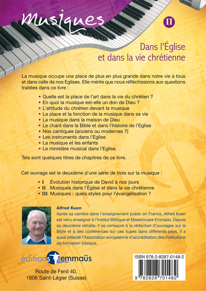 MUSIQUES II - DANS L'EGLISE ET DANS LA VIE CHRETIENNE
