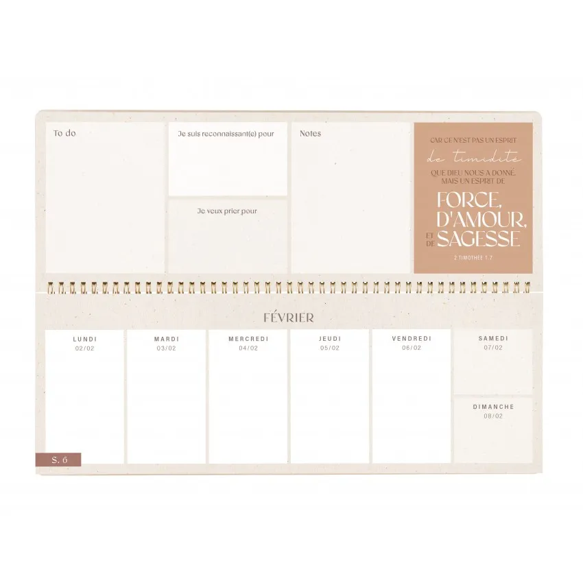 CALENDRIER CED CONFIANCE QUOTIDIENNE