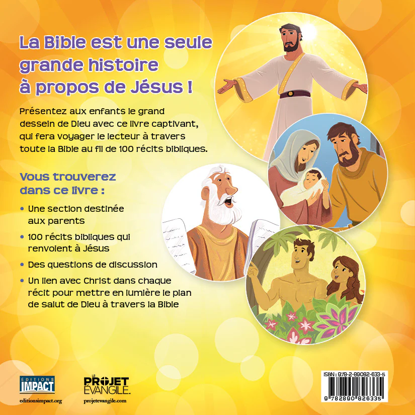 JESUS DANS TOUTE LA BIBLE - 100 RECITS BIBLIQUES POUR LES ENFANTS
