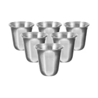 GOBELETS  POUR SAINTE CENE EN INOX -  PAR 20