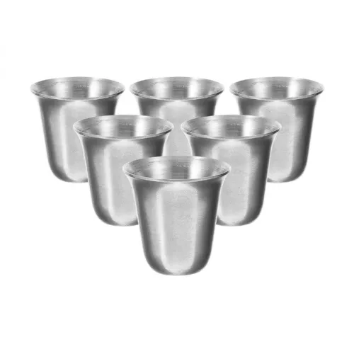 GOBELETS  POUR SAINTE CENE EN INOX -  PAR 20