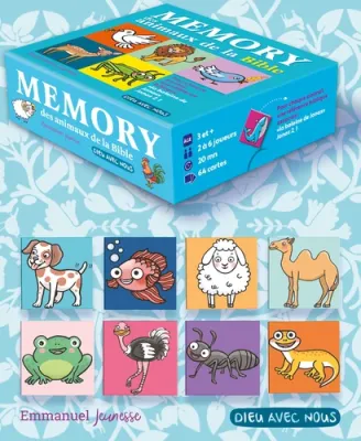 MEMORY DES ANIMAUX DE LA BIBLE - EDITION ILLUSTREE