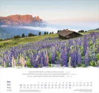 CALENDRIER EPT MONTAGNES TRILINGUE BEAUTES NATURELLES