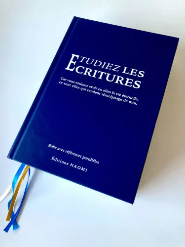 BIBLE DARBY 2018 AVEC REFERENCES PARALLELES - ETUDIER LES ECRITURES - RIGIDE BLEUE