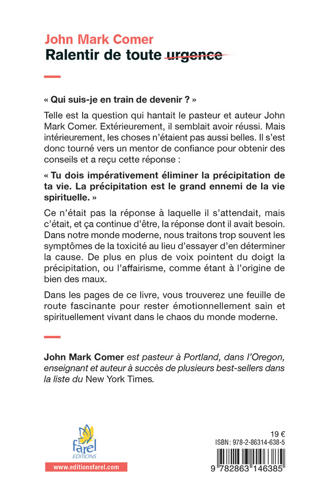 RALENTIR DE TOUTE URGENCE