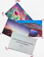 COFFRET 50 VERSETS "PROMESSES DE DIEU" - MINI CARTES