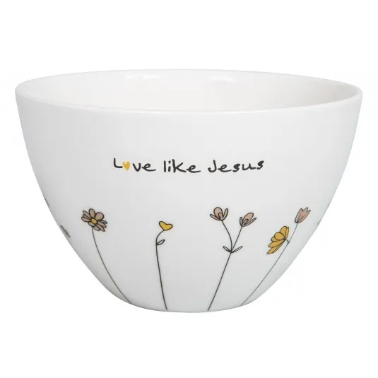 BOL A CEREALES "LOVE LIKE JESUS"