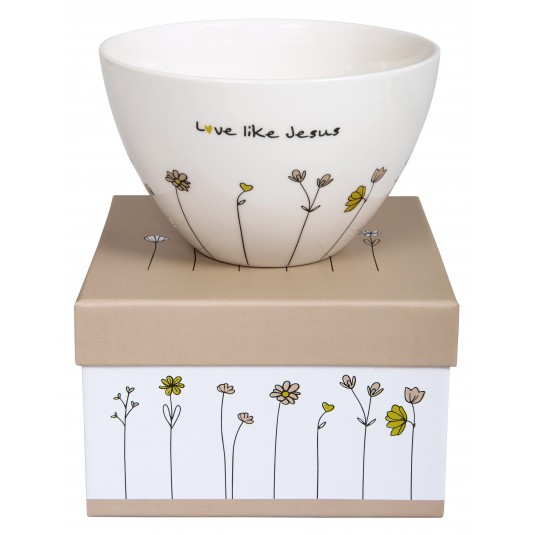 BOL A CEREALES "LOVE LIKE JESUS"