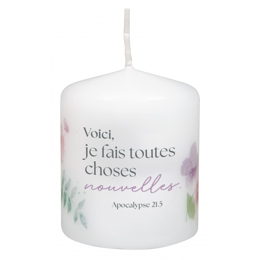 BOUGIE DE TABLE MOT D'ORDRE 2026 - APOCALYPSE 21.5