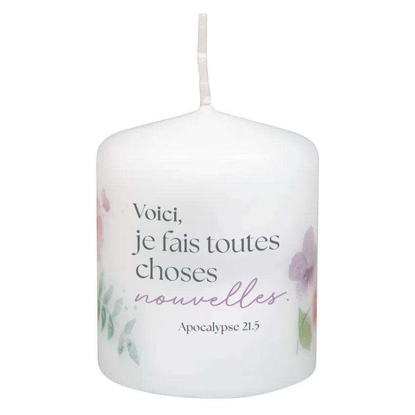 BOUGIE DE TABLE MOT D'ORDRE 2026 - APOCALYPSE 21.5
