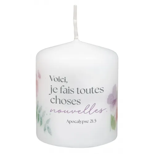 BOUGIE DE TABLE MOT D'ORDRE 2026 - APOCALYPSE 21.5