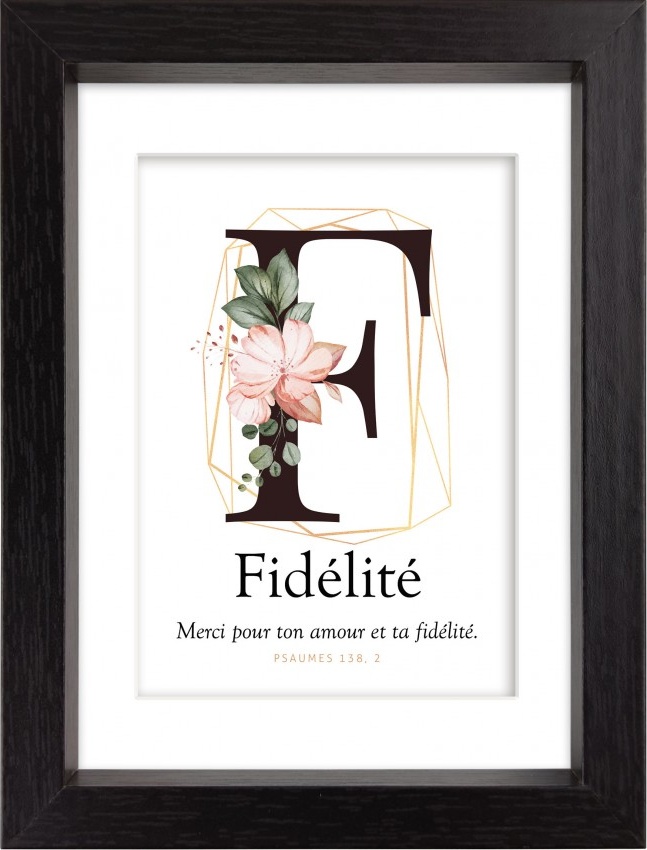 MON CADRE INSPIRATION - F COMME FIDELITE