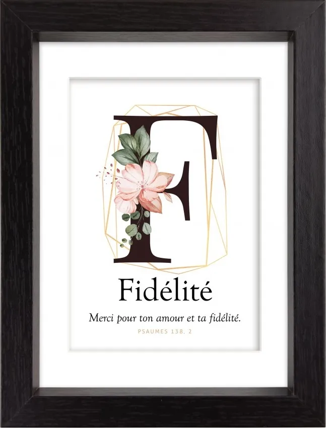 MON CADRE INSPIRATION - F COMME FIDELITE