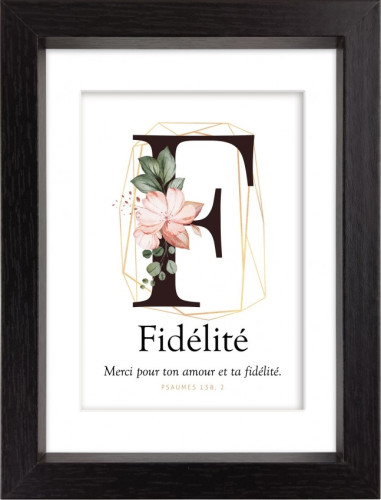 MON CADRE INSPIRATION - F COMME FIDELITE