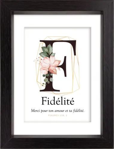 MON CADRE INSPIRATION - F COMME FIDELITE