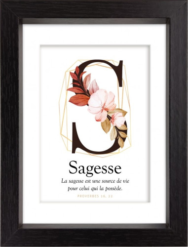 MON CADRE INSPIRATION - S COMME SAGESSE