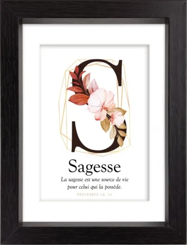 MON CADRE INSPIRATION - S COMME SAGESSE