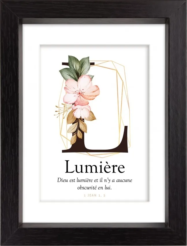 MON CADRE INSPIRATION - L COMME LUMIERE