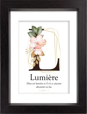 MON CADRE INSPIRATION - L COMME LUMIERE