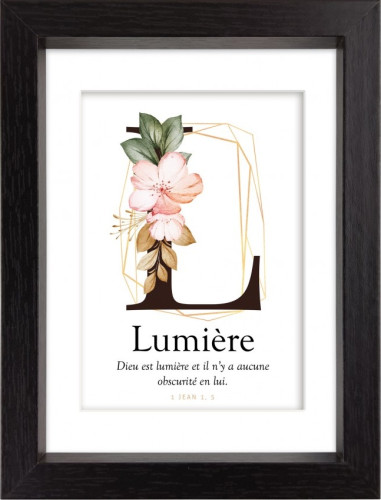 MON CADRE INSPIRATION - L COMME LUMIERE