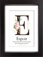 MON CADRE INSPIRATION - E COMME ESPOIR