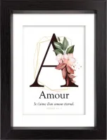 MON CADRE INSPIRATION - A COMME AMOUR