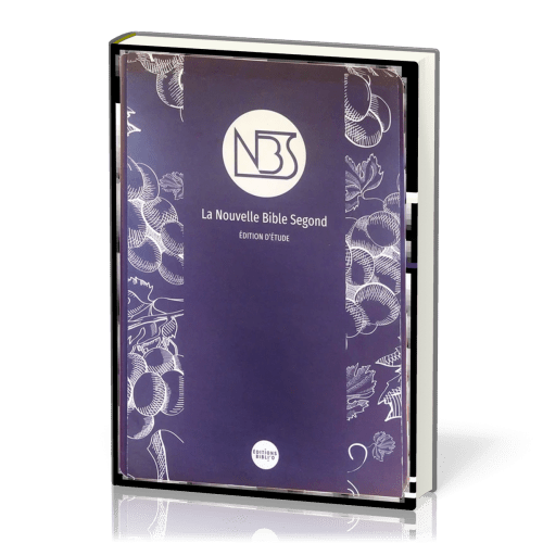 BIBLE NBS ETUDE SOUPLE SIMILICUIR PRUNE ETUI SOUPLE 2 MARQUES PAGE