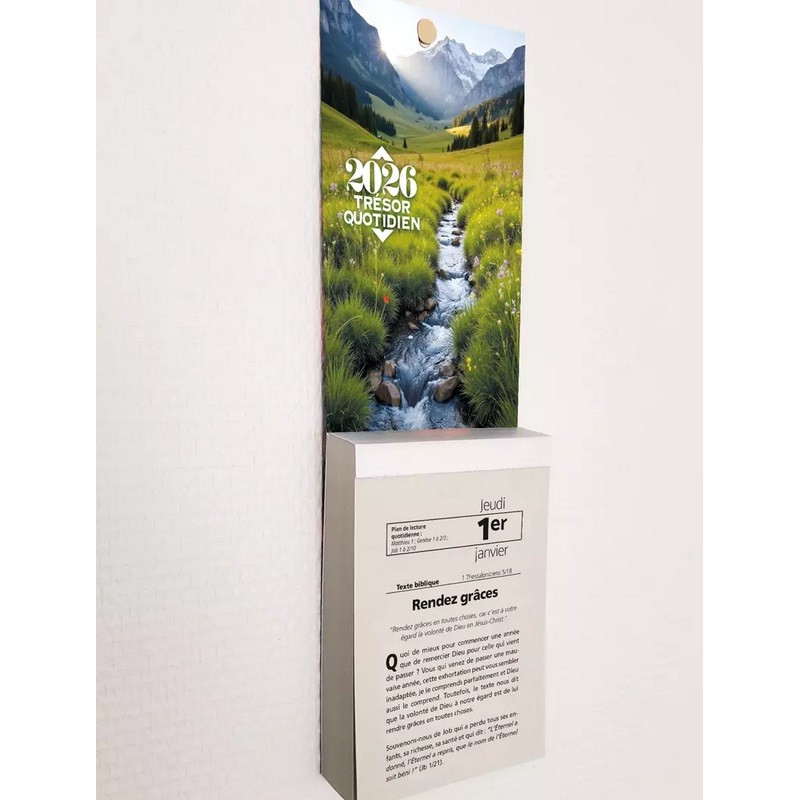 CALENDRIER VV TRESOR QUOTIDIEN - MURAL