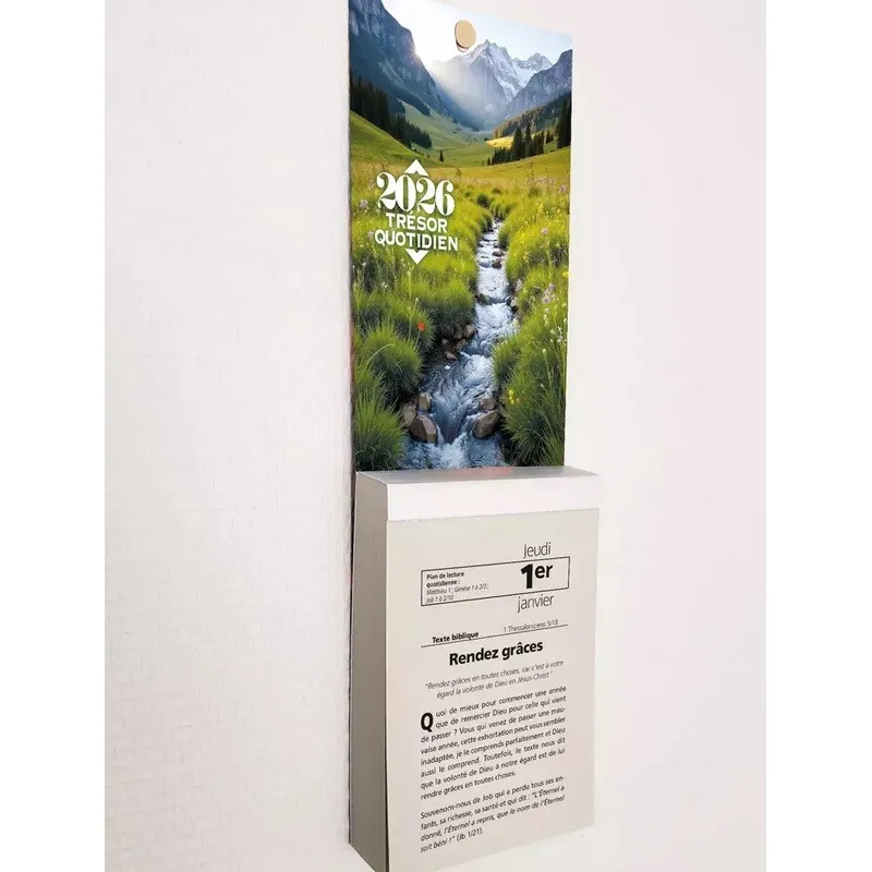 CALENDRIER VV TRESOR QUOTIDIEN - MURAL