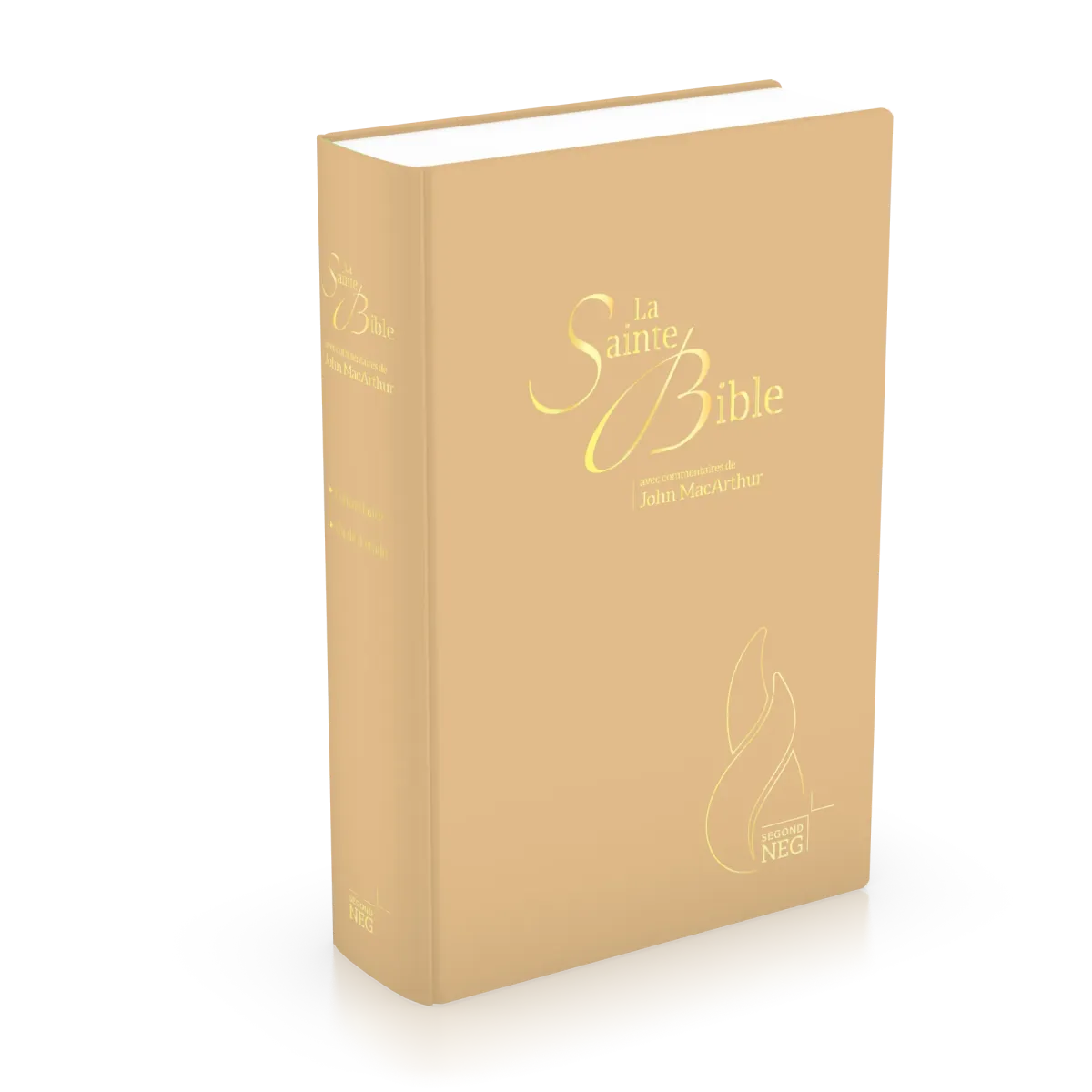 BIBLE NEG MACARTHUR SEMI RIGIDE TOILE BEIGE