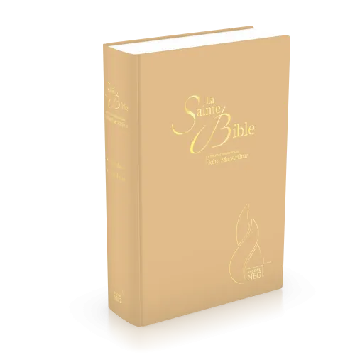 BIBLE NEG MACARTHUR SEMI RIGIDE TOILE BEIGE