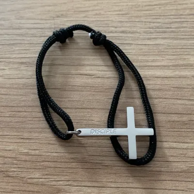 BRACELET DISCIPLE - HOMME - ARGENTE MARINE