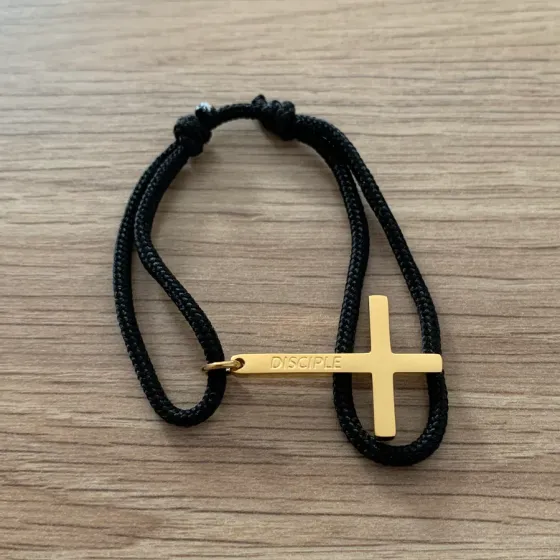 BRACELET DISCIPLE - FEMME - DORE NOIR