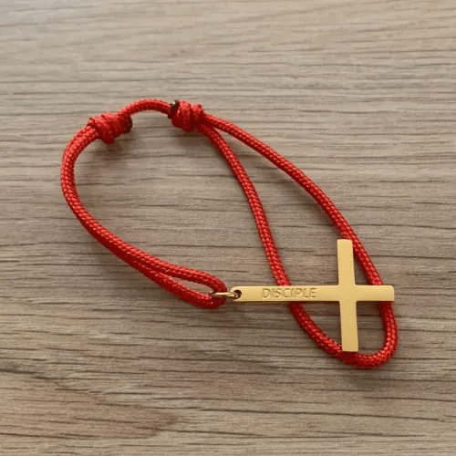 BRACELET DISCIPLE - FEMME - DORE ROUGE