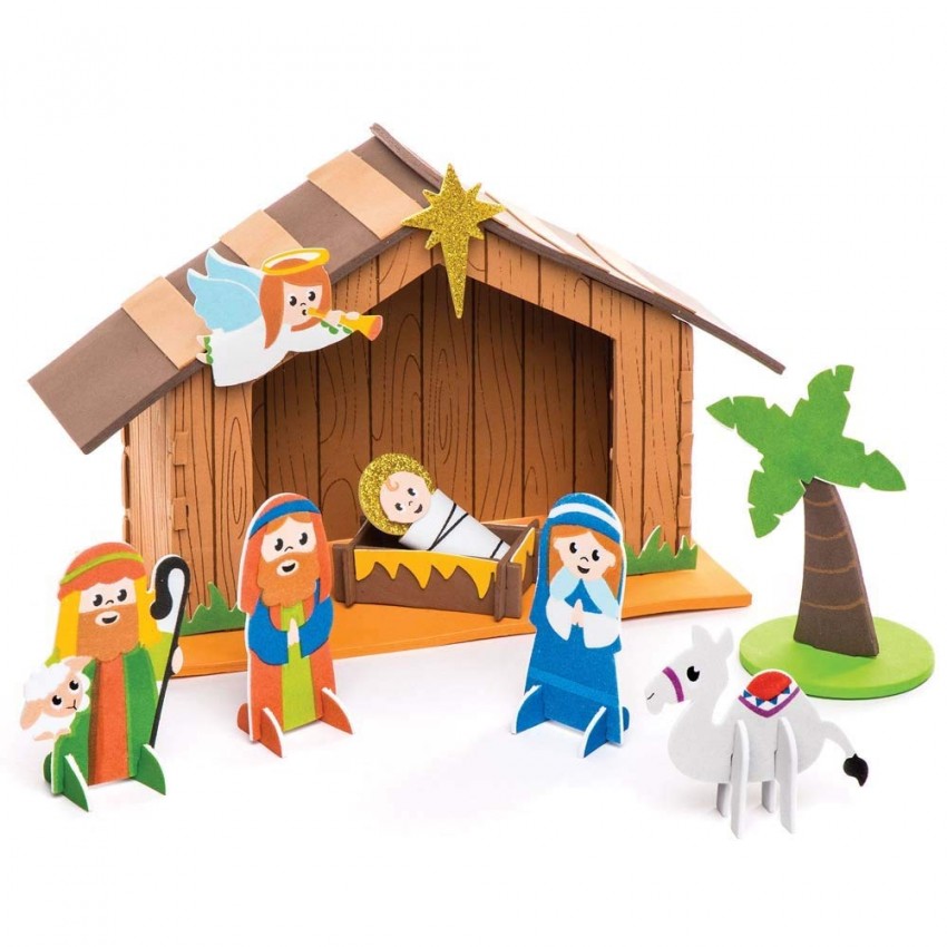KIT CRECHE DE LA NATIVITE A ASSEMBLER