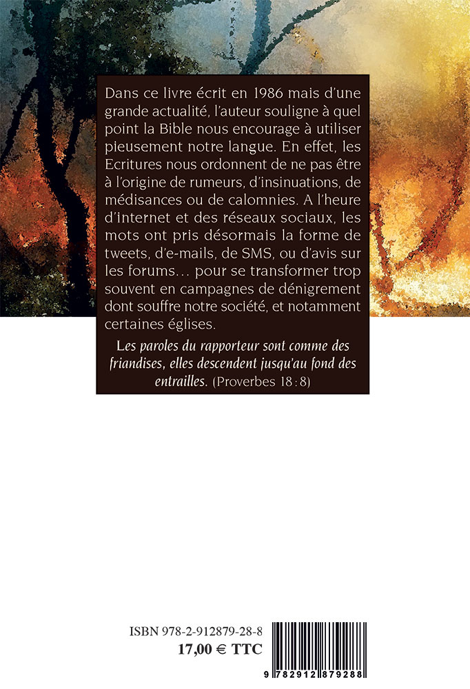 LANGUE AUSSI EST UN FEU... - DOCTRINE BIBLIQUE DE LA COLOMNIE ET DE LA CONSPIRATION