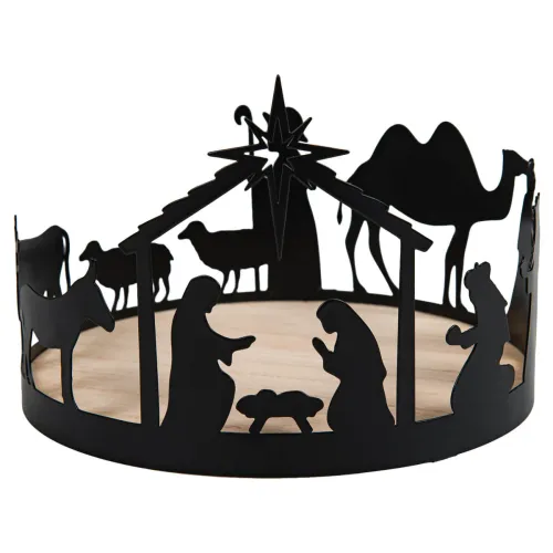 PLATEAU DECORATIF CRECHE