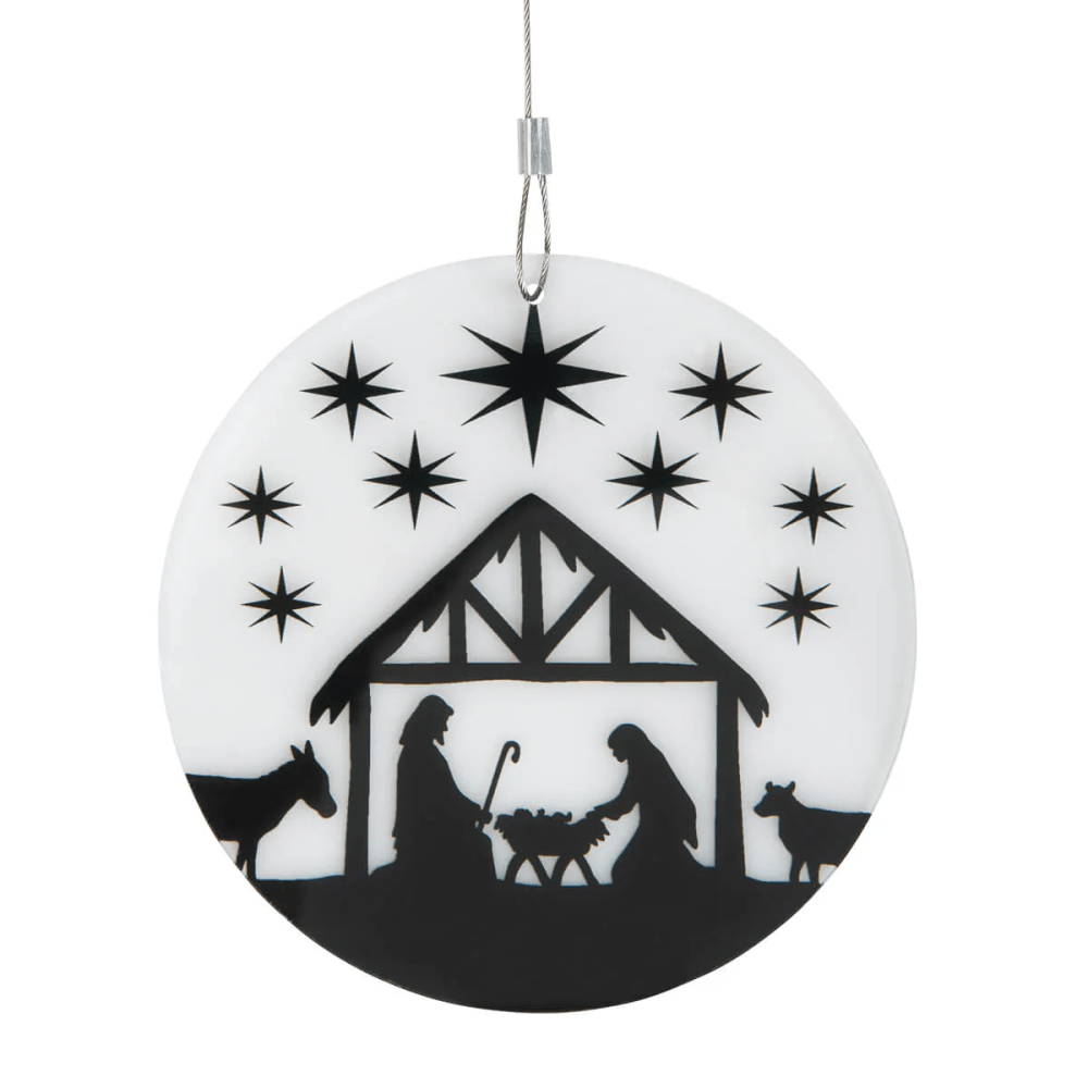 DECORATION CRECHE/ETOILE EN ACRYLIQUE