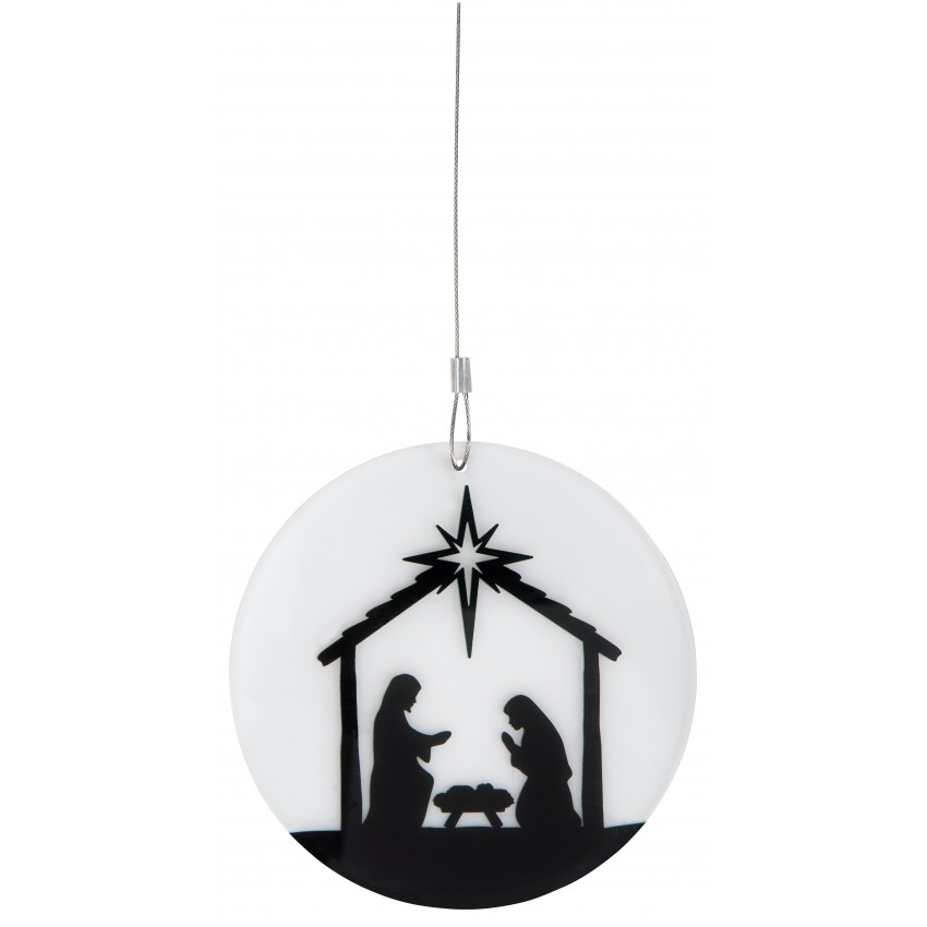 DECORATION CRECHE EN ACRYLIQUE