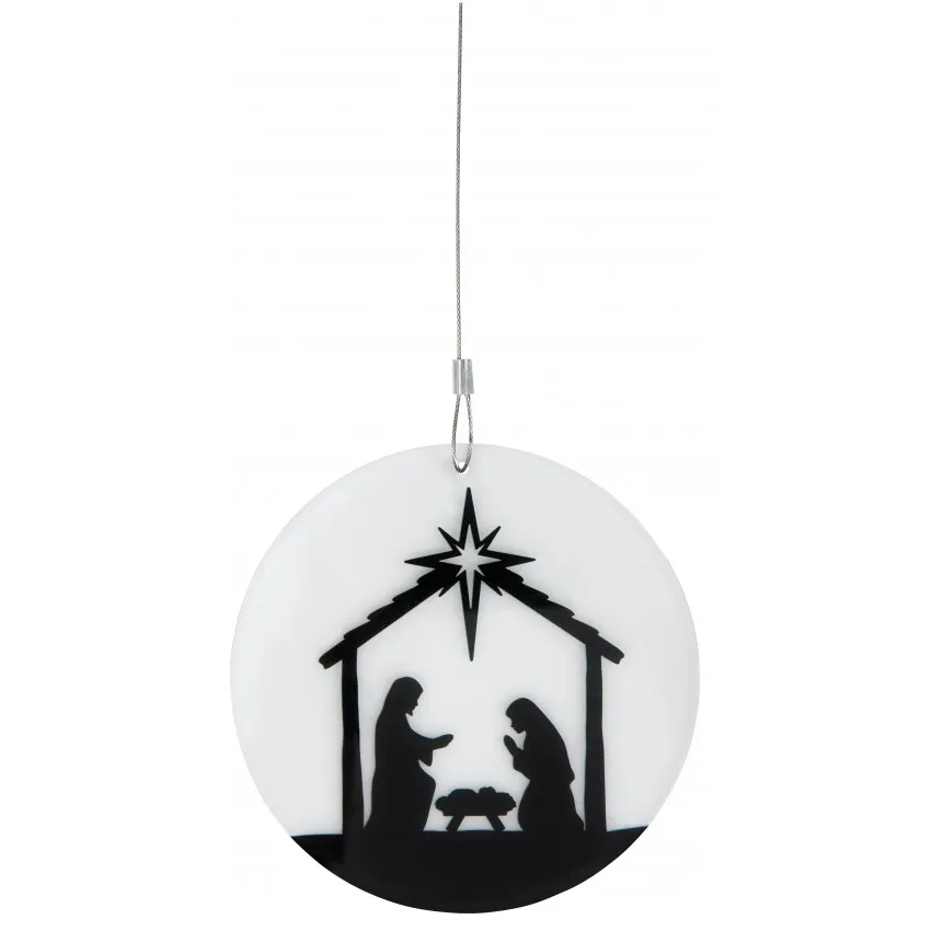 DECORATION CRECHE EN ACRYLIQUE