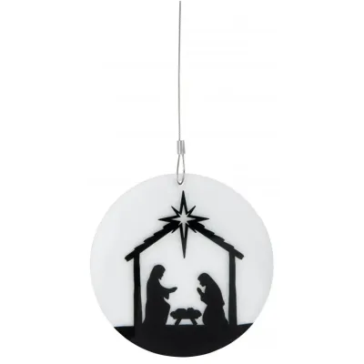 DECORATION CRECHE EN ACRYLIQUE