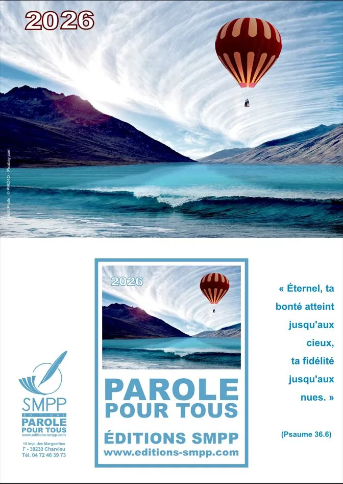 CALENDRIER SMPP PAROLE POUR TOUS - BLOC ET PLAQUE