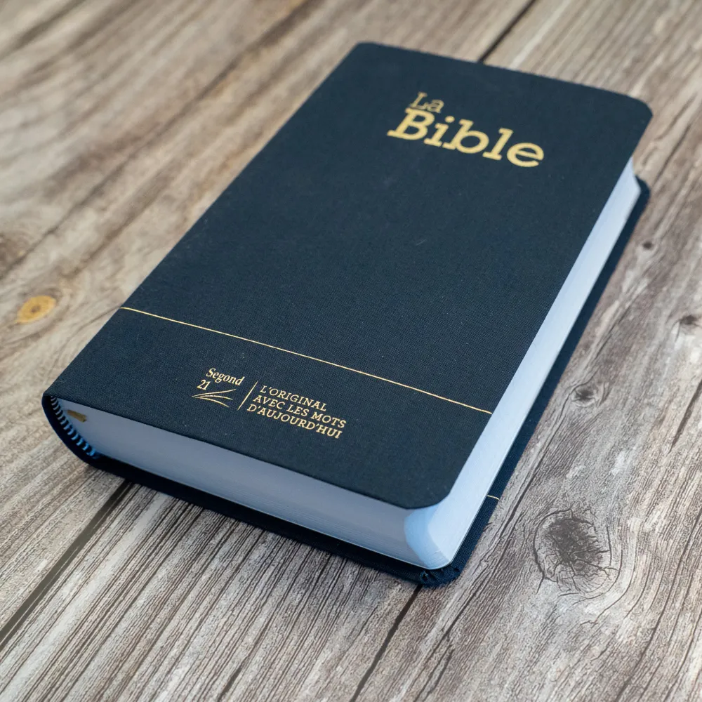 BIBLE SEGOND 21 COMPACTE "PREMIUM STYLE" SOUPLE TOILE ANTHRACITE