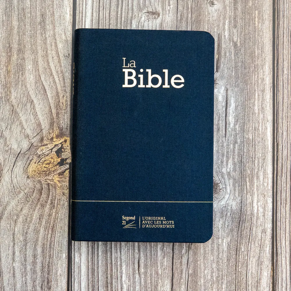 BIBLE SEGOND 21 COMPACTE "PREMIUM STYLE" SOUPLE TOILE ANTHRACITE