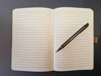 CARNET A5 LIEGE ET TOILE PECHE EPHESIENS 20:21